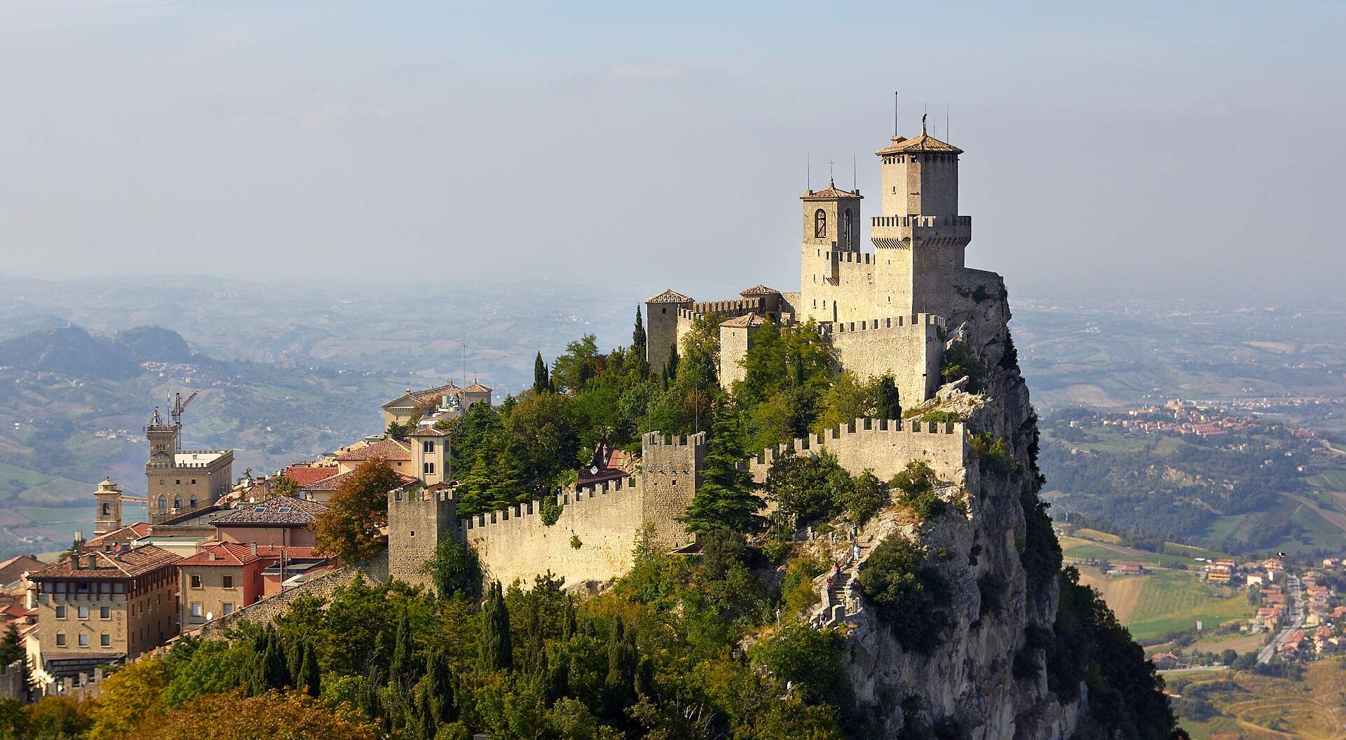 The Guaita fortress on Monte Titano, San Marino