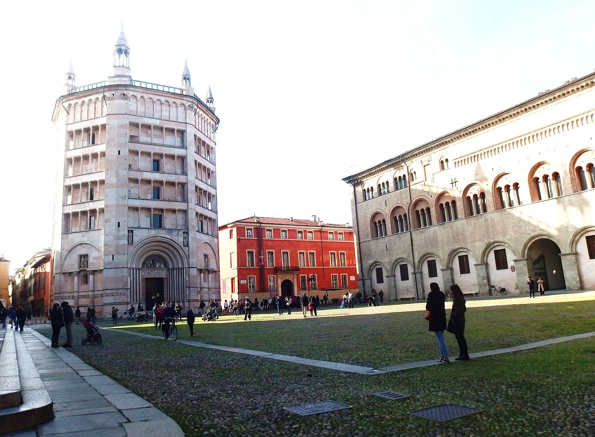 The Battistero on Piazza Duomo, Parma