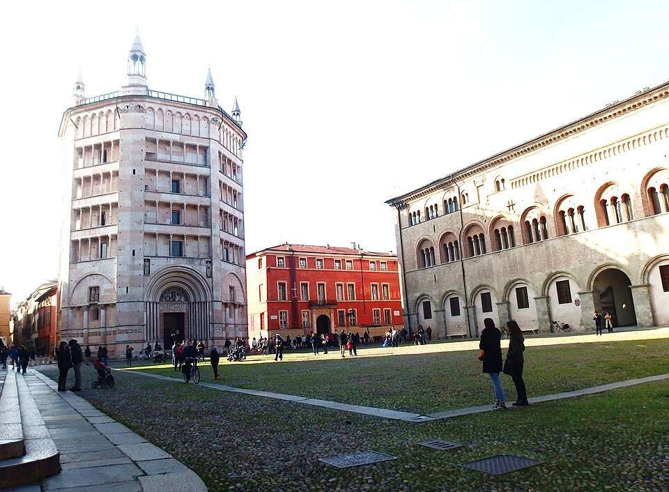 The Battistero on Piazza Duomo, Parma